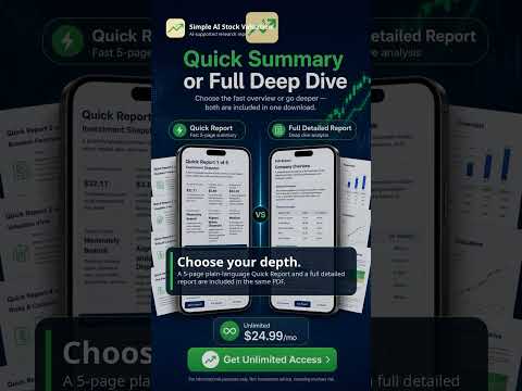 Simple AI Stock Valuation video thumbnail