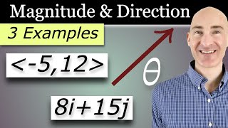 Find Magnitude and Direction of a Vector