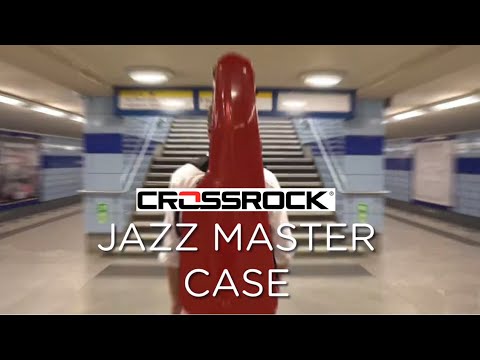 Crossrock Fiberglass Hardshell Backpack Style Navy Blue Electric Guitar Case (CRF1000JMNVBL) image 7