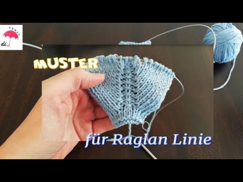 Pattern for raglan line