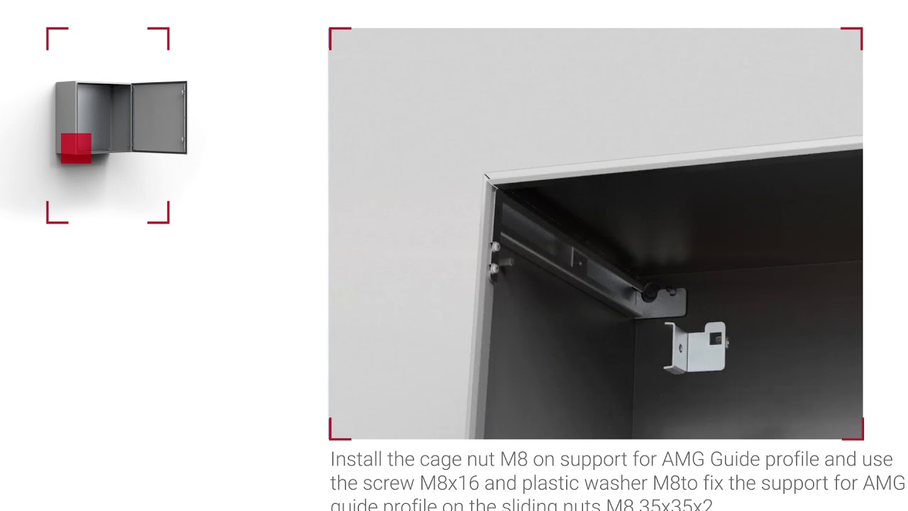 Depth adjustment kit for wall mounted enclosures, AMG | nVent HOFFMAN