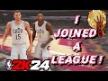 I Joined A League ! | My Team And Experience | NBA 2K24 MyNBA Online