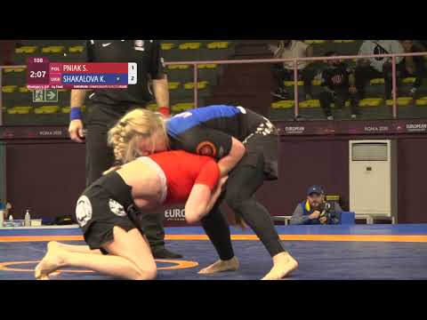 1/4 Women's GP No-Gi - 64 kg: S. PNIAK (POL) v. K. SHAKALOVA (UKR)