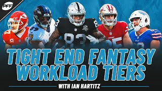 Tight End Fantasy Tiers - Ranking Best Projected Workloads | PFF