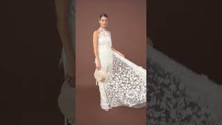 Video de S0082 Tul bordado flores 3d
