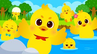 Six Little Ducks🐥 | Sing Along | Kid&#39;s Songs | Quack Quack Quack