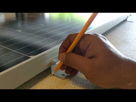 Solar Panel Setup on Popup Camper - Low cost - Lead Acid Battery - less than $300