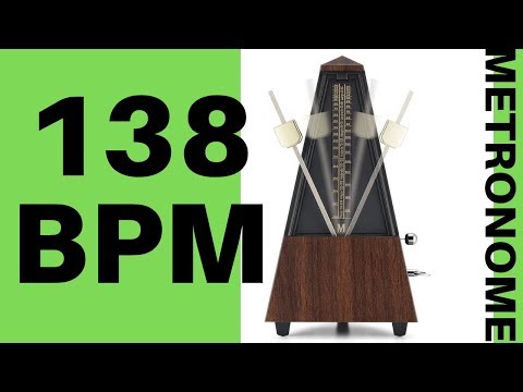 138 BPM Metronome - Click Track 138 Beats Per Minute