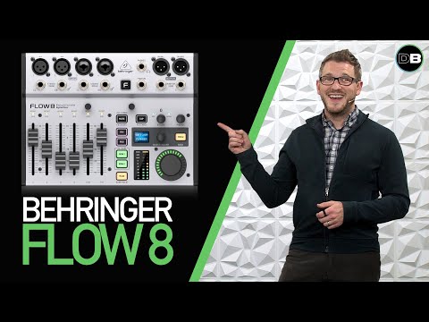 Behringer FLOW 88-Input Digital Mixer Bluetooth USB Audio | Reverb UK