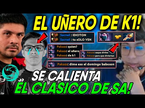 😱NO ESTA AL NIVEL DE K1! PAKAZ, SACRED Y PARKER FULL RISAS CALIENTAN EL CLASICO DE SA A FULL TECLA