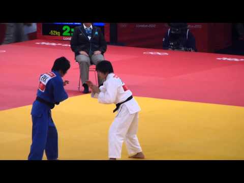 An Kum Ae (PRK) vs Misato Nakamura (JPN) - Judoka (Judo) - London 2012 Olympic Games
