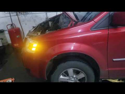 How To Fix Broken Oil Dipstick Dodge Grand Caravan 3.8 Engine.