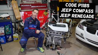 JEEP COMPASS RENEGADE CODE P1185 GENERAL PRESSURE SENSOR CORRELATION