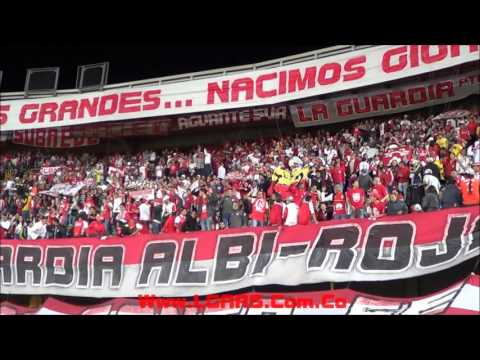 "- Independiente Santa Fe Vs Oriente Petrolero - CBL 2016 - La Previa !" Barra: La Guardia Albi Roja Sur &bull; Club: Independiente Santa Fe