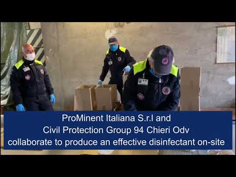 CHLORINSITU IIa  ‒ On-site production of disinfectant to curb COVID-19