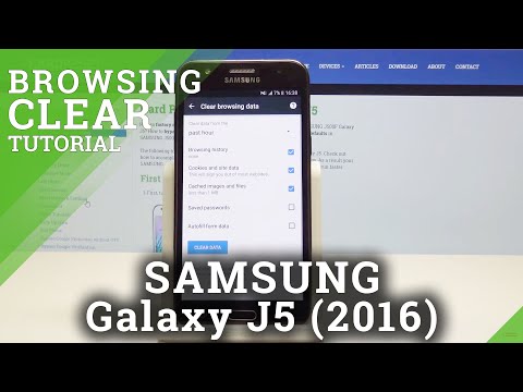 How to Reset Browser in SAMSUNG Galaxy J5 (2016) - Delete Browsing History
