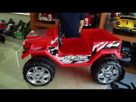 Drifter Raptor Powerful 12V Electric Ride on Jeep (Red) - Image 2