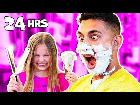 SAYING YES to a 12 Year Old FOR 24 HOURS (Bad Idea) | Dhar and Laura