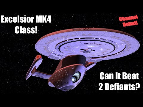 NEW Excelsior Class! Mark 4 - Star Trek Ship Battles - Bridge Commander