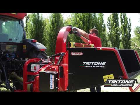 CECCATO OLINDO Tritone Mega Monster PTO kardánhajtású fadaraboló
