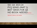 GK PYQ SERIES FOR SSC CGL,CHSL,CPO,MTS,STENO | Lecture 6 | PARMAR SSC