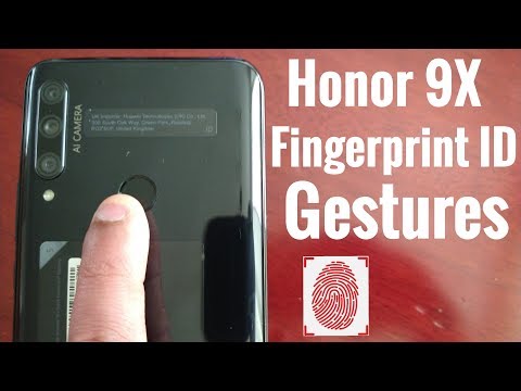 Honor 9X Fingerprint ID -Gestures How They Work!!