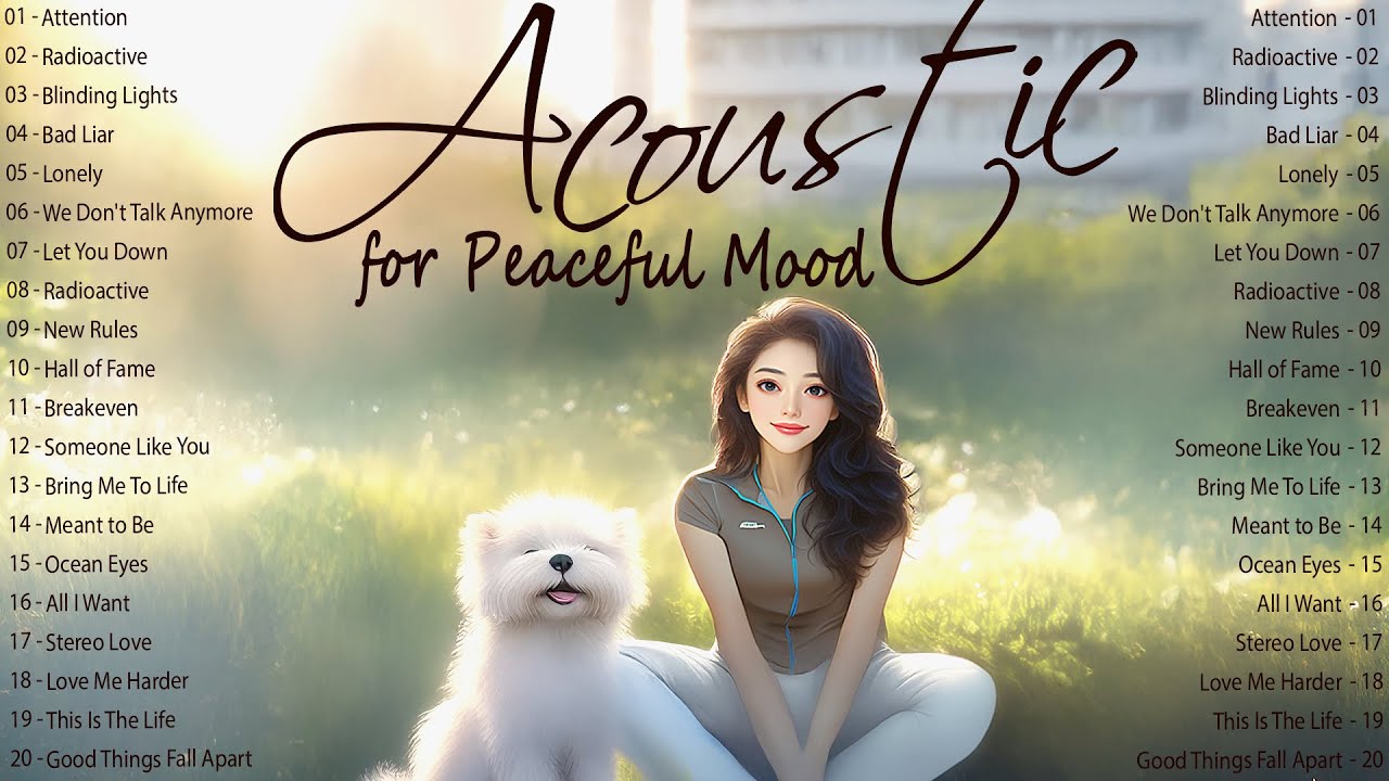 Relaxing Acoustic Songs 2025 – English Songs with Lyrics 2025 for a Warm & Peaceful Mood