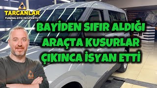 Bayiden sıfır aldığı araç boyalı çıktı. (Bayii kabul etmiyor  kusuru)