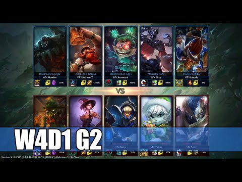 [no cast] Winterfox vs Vortex Game 1 | S5 NA CS Summer 2015 Week 4 Day 1 | WFX vs VTX G1 W4D1 NACS