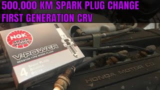 How To Replace Spark Plugs • 97 - 01 Honda CRV RD1 RD2 B20 B-Series • #ThatBeardedMechanic