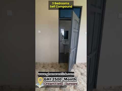 3 Bedroom Self-Compound House for Rent at Dream Field, Abesim, Sunyani