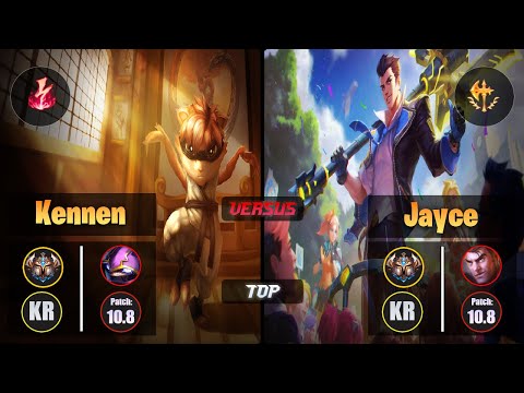 Challenger KENNEN [Electrocute] (Top) VS  JAYCE - Challenger KR Patch 10.8