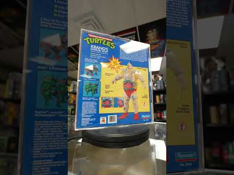 Did you have this as a kid? Krang’s Android Body in box - DallasVintageToys.com #tmnt #collectibles