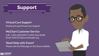 Novant Health: How to start an on demand video visit