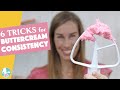 6 Tricks For PERFECT Buttercream Consistency