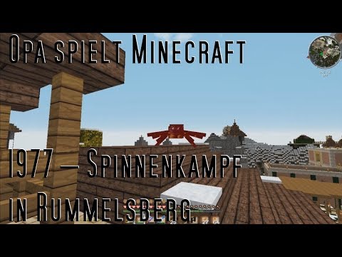 Opa spielt Minecraft 1977 – Spinnenkampf in Rummelsberg