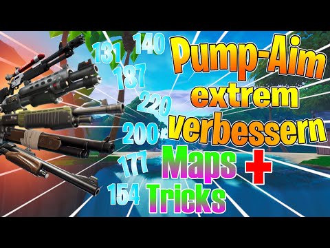Fortnite Pump Aim verbessern Maps + Tricks [sofort & einfach] Jeden Schuss treffen! Chapter 3