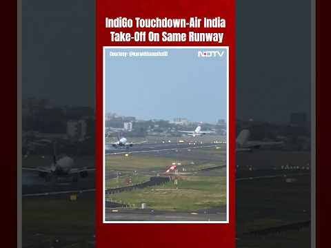 Close Call In Mumbai, IndiGo Touchdown-Air India Take-Off On Same Runway
