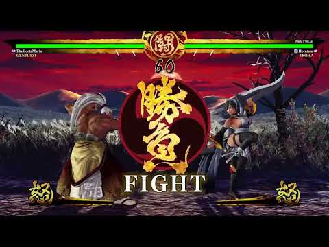 Samsho - TheDoctaMario (Genjuro) vs Hecatom (Iroha) Casual Matches 03