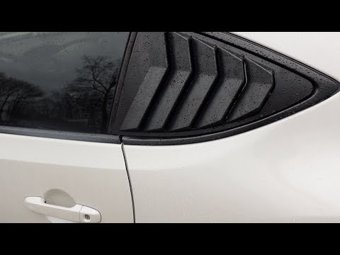 INSTALLING SIDE WINDOW LOUVERS ON MY BRZ! (AMAZON UNDER $30)
