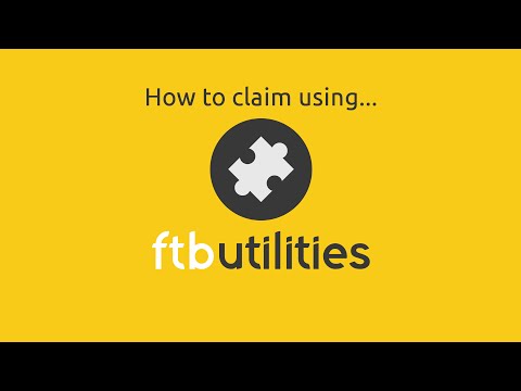 How to claim with FTBUtilities