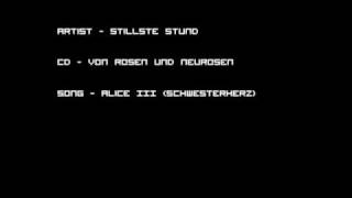 Stillste Stund - Alice III. (Schwesterherz)