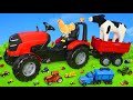 Tractor Surprise Toys: Farm Animals, Trucks & Toy Vehicles Play for Kids