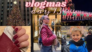 VLOGMAS DAY 13 Taking ronnie to NYC during the holidays, Rockefeller center tree & the Rockette show