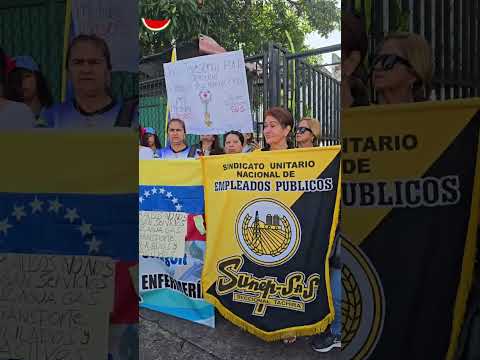 Trabajadores de la salud protestaron frente a la sede de Corposalud en Táchira