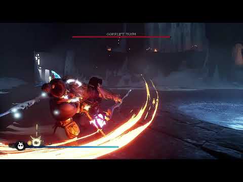 Kena Bridge of Spirits Corrupt Toshi boss fight (parry oriented, no dashing)