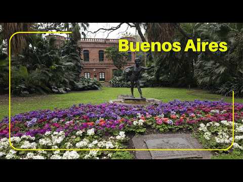 [4K] Buenos Aires | Recorriendo el Jardín Botánico de Palermo | Virtual Walking