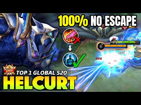 ONE SHOT BUILD !! HELCURT BEST BUILD 2021 ~ HELCURT TOP GLOBAL GAMEPLAY ~ HELCURT MLBB