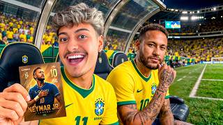 Ganhei uma FIGURINHA muito rara do NEYMAR