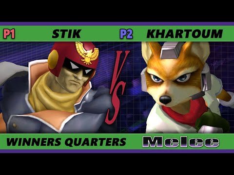 S@X 440 Winners Quarters - Stik (Captain Falcon) Vs. Khartoum (Fox) Smash Melee - SSBM